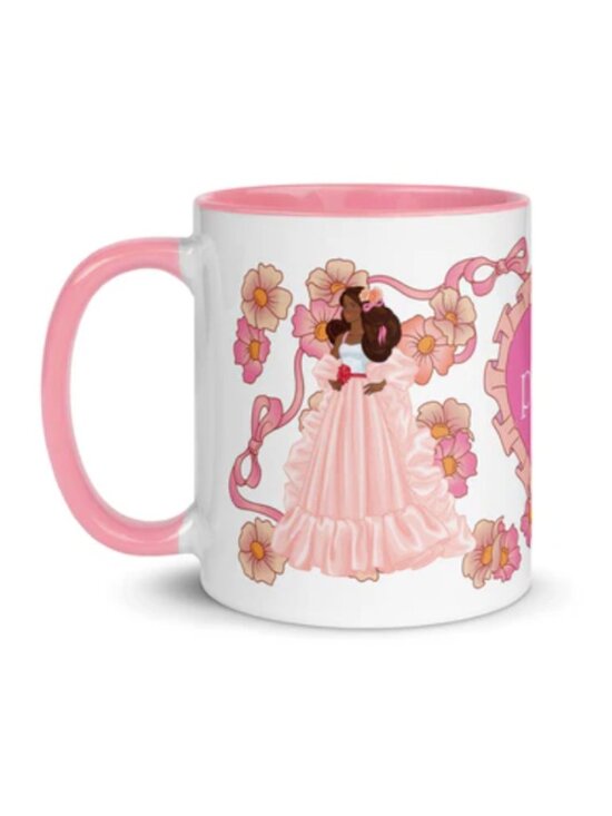 Peaches & Cream Mug Gift From 2025 NBDCC Barbie Convention Luncheon New - Picture 3 of 3